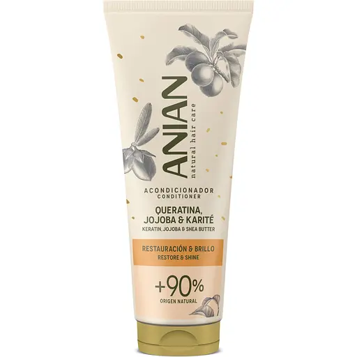 Кондиционер для сухих волос Anian Keratin, Jojoba & Shea Butter восстанавливающий 250 мл - фото 1