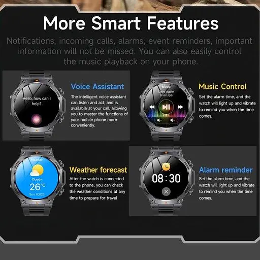 Годинник розумний наручний Smart Mevaden Ulpa Steel (2 ремінці) - фото 9