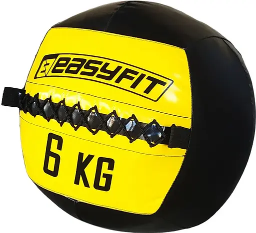 Медицинский мяч EasyFit Wall Ball медбол, волболл 6 кг (EF-WB-06) - фото 1
