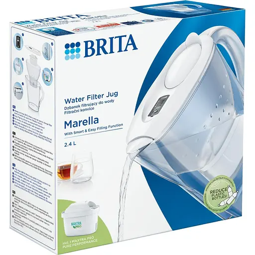 Фільтр-глечик Brita Marella Memo MXPro 2.4л White (1052789) [150423] - фото 5