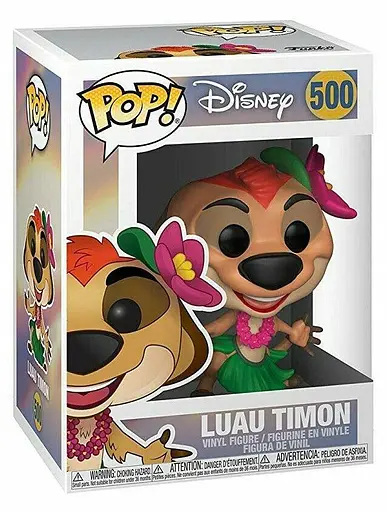 Фигурка Funko Pop Фанко Поп Тимон Луау Timon Luau The Lion King Disney Король Лев 10см cartoon D LK LT500 - фото 3