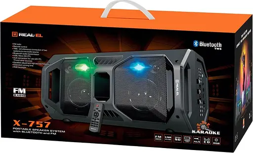 Акустика REAL-EL X-757 Black [82782] - фото 10