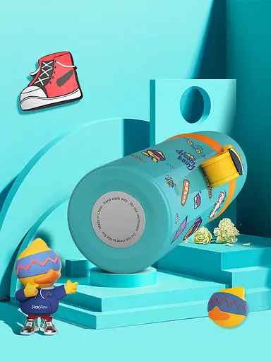 Термос дитячий Happy Day 350 мл з нержавіючої сталі з колбою для сублімації - фото 4