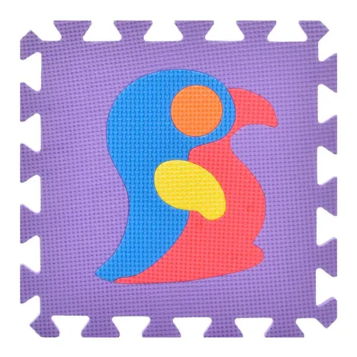 Детский коврик Мозаика "Животные" Bambi M 0376-1, 10 деталей, EVA, 30х30 см - фото 4