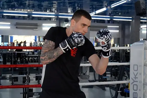 Рукавиці для карате Power Play 3092KRT, Black/White - S - фото 6