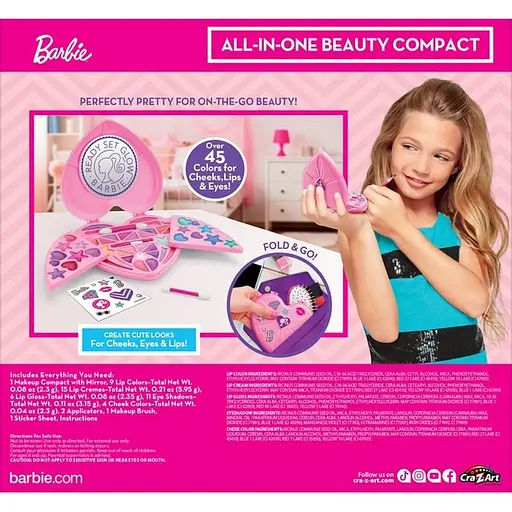 Набір дитячої косметики Cra-Z-Art Barbie All in One Beauty Compact (34067CRA) - фото 4