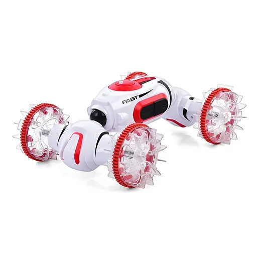 Машинка 666-808SDA-01 трюкова на радіокеруванні, 4х4, 35 см, 2 пульти (в т.ч. браслет), світло, акумулятор - фото 2