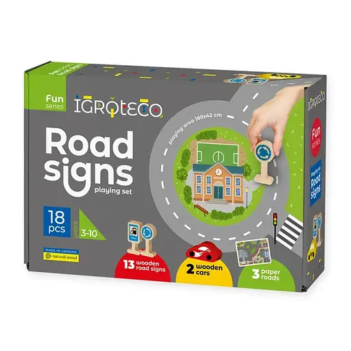Дитяча гра навчально-пізнавальна "Дорожні знаки" Igroteco 900149 - фото 1