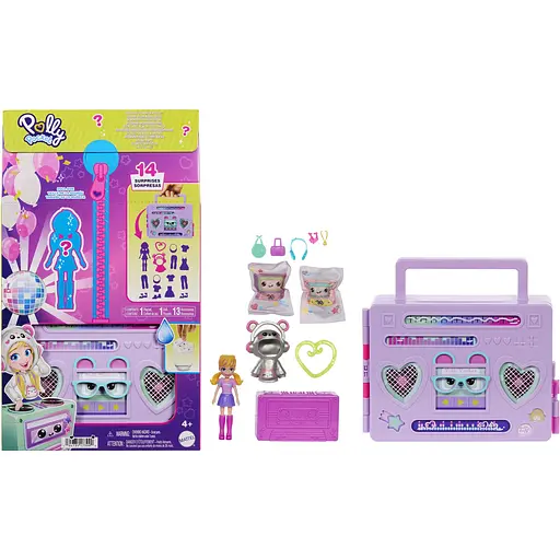 Набір із сюрпризами Polly Pocket Вечірка в стилі диско (HRD65) - фото 1