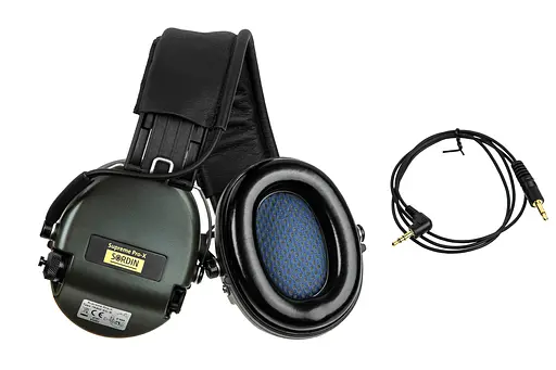 Активные наушники Sordin Supreme Pro X кожаное оголовье - фото 6