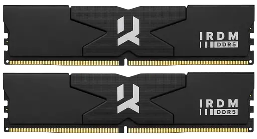 Оперативна пам'ять GoodRam 64GB (2x32GB) DDR5 6000MHz IRDM Black (IR-6000D564L30/64GDC)