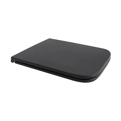 Унитаз подвесной Qtap Gemini безободковый с сиденьем Soft-close QT2533076EUQMB, Черный матовый - фото 9