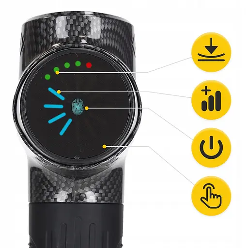 Ручний перкусійний масажер 4FIZJO Massage Gun Evo 30 Вт (масажний пістолет) 4FJ0591 (P-5907739319920) - фото 17