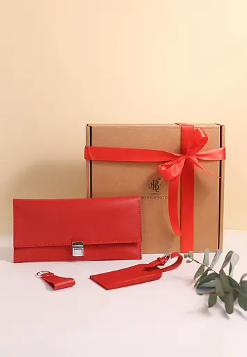 Набор кожаных аксессуаров для путешественника Сантьяго - фото 1