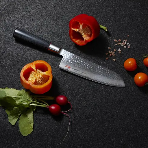 Японский нож Santoku Suncraft Senzo Classic (SZ-04) - фото 4