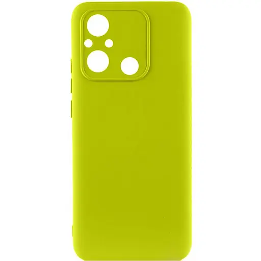 Чехол Getman TPU Liquid Silk Full Camera для Xiaomi Redmi 12C Желтый/Flash