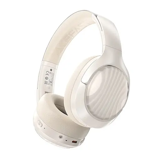Бездротові навушники ACEFAST H5 active noise cancelling wireless headset Milky White - фото 1
