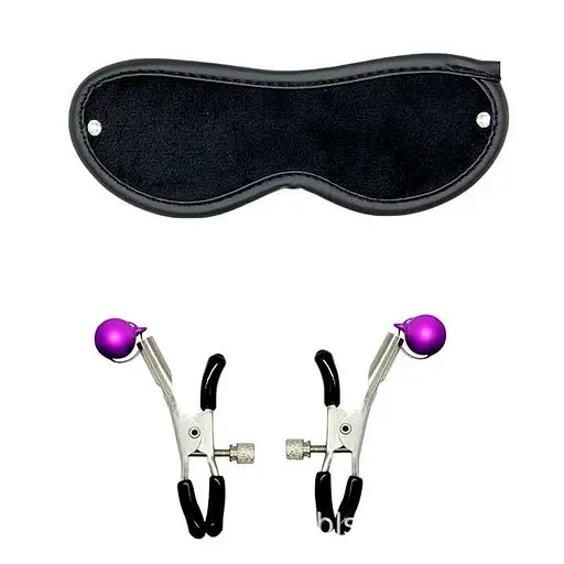 Комплект для бандажа из 8 предметов BDSM Черный K000873 - фото 2