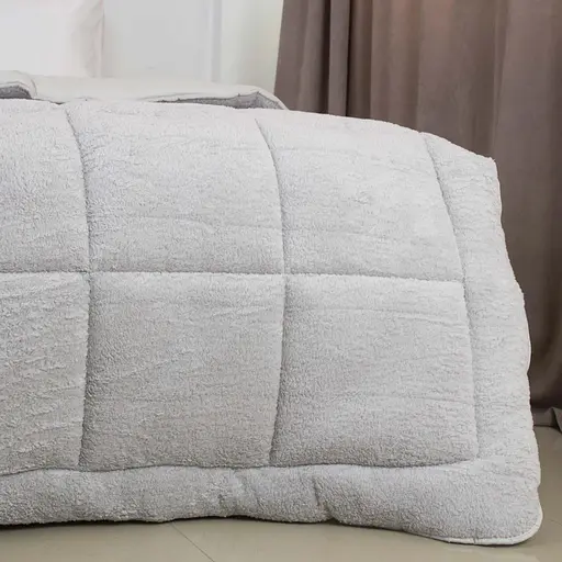 Одеяло ТЕП Teddy 200x210 см светло-серый (1-05209_35051) - фото 6