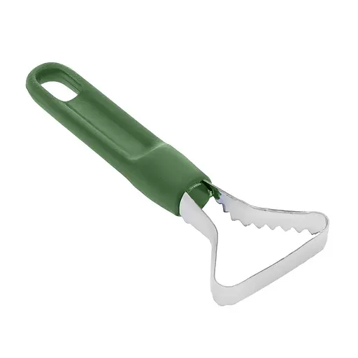 Рибочистка ніж для чищення риби з пластиковою ручкою 15 см, Kitchette Зелений 85815 - фото 2