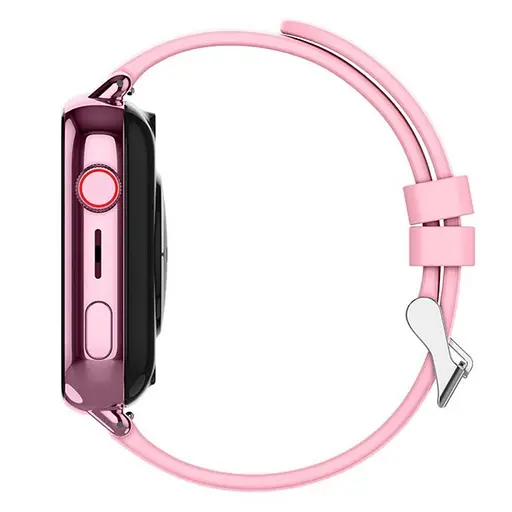 Умные детские смарт часы-телефон Wonlex KT34 камерой WI-FI GPS SIM-карта силиконовый ремешок Pink (17778) - фото 4