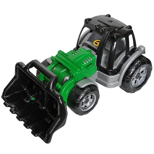 Трактор Tigres МAX з ковшем 51 см колір в асортименті: зелений або жовтий (40102) - фото 1