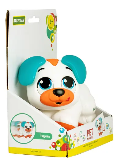 Игрушка музыкальная Baby Team Домашний любимец разноцветная (8658_песик белый) - фото 4
