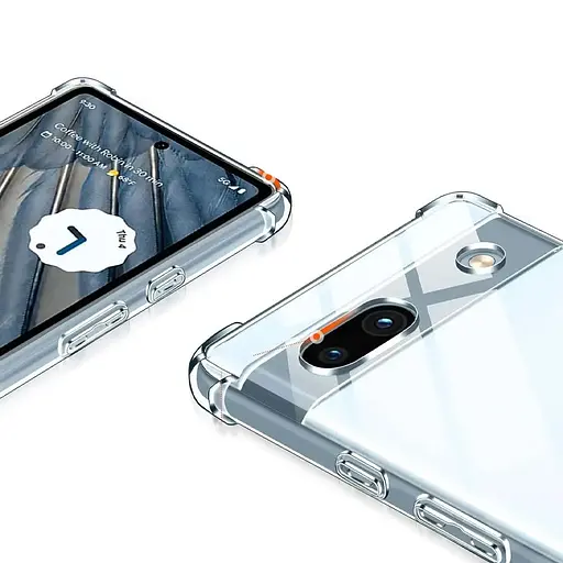 TPU чохол GETMAN Ease logo посилені кути Full Camera для Google Pixel 7 Безбарвний (прозорий) - фото 2