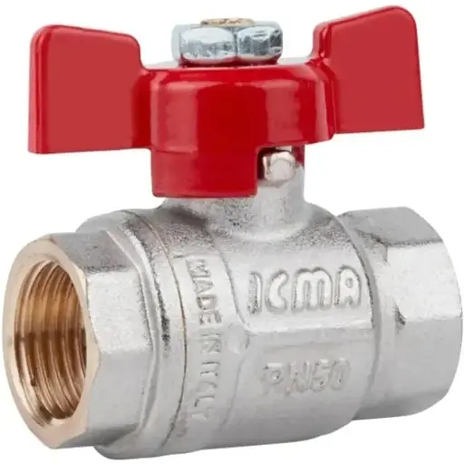 Кран кульовий Icma 1/2" прямий №349 (87349AD11) - фото 1