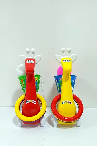 Набор детский "№ 5 Кольцеброс Жираф " 1105 BAMSIC, в сетке (4820123762724) МИКС - фото 2