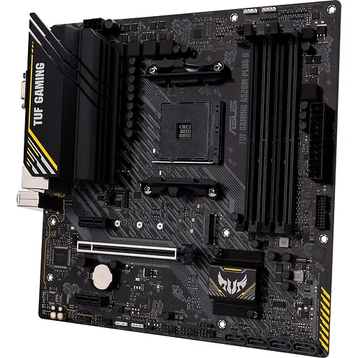 Материнская плата Asus TUF Gaming A520-PLUS II sAM4 A520 4xDDR4 HDMI DVI D-Sub mATX - фото 8