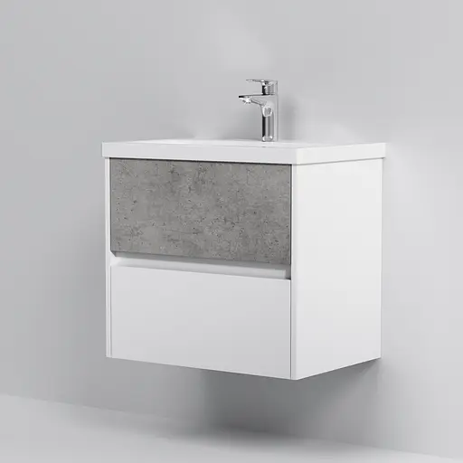 Тумба подвесная AM.P GEM S 60 см с умывальником (M91-FHX0602-WC0602BF38) - фото 4