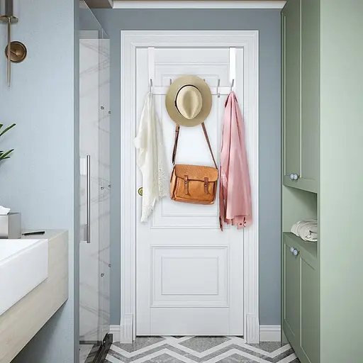 Надміцна наддверна вішалка YUMORE Over The Door Hooks з нержавіючої сталі - фото 2