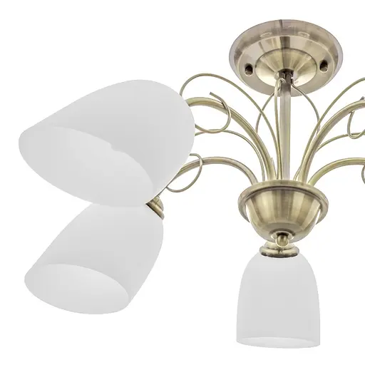 Люстра стельова Brille класична E27 60W BZ (LK-572C/5) - фото 4