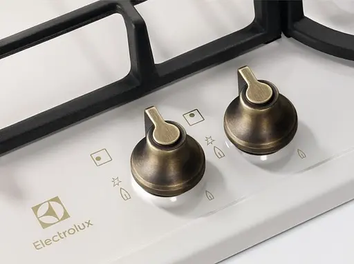 Варочная поверхность Electrolux газовая Rococo 60 см чугун шампань - фото 2