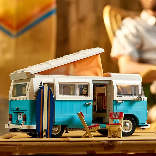 Конструктор Technic Creator Фургон Volkswagen T2 на 2207 деталей (WP-C2011) - фото 6