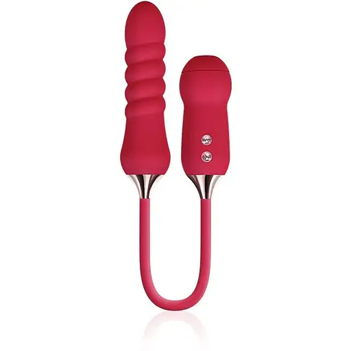 Пульсатор з вакуумним стимулятором KisToy Cathy Red