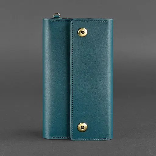 Кожаный клатч-органайзер (Тревел-Кейс) 5.0 зеленый - фото 6