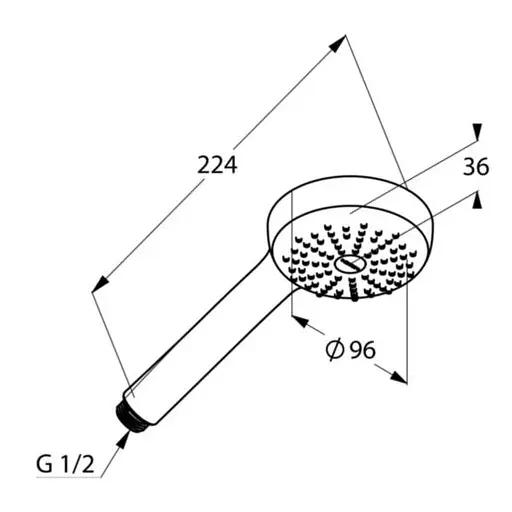 Ручной душ Kludi Logo 1S 6810005-00 - фото 3