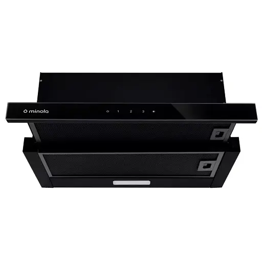 Витяжка телескопічна Minola HTLS 6634 BLF 1000 LED GLASS