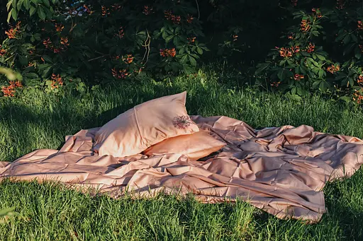 Комплект постельного белья сатин Tea rose розовый - двухспальный - фото 6