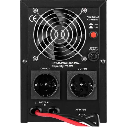 Источник бесперебойного питания (ИБП) LogicPower LPY-B-PSW-1000VA + LPM-GL батарея 12V - 200Ah (5870) [110448] - фото 5