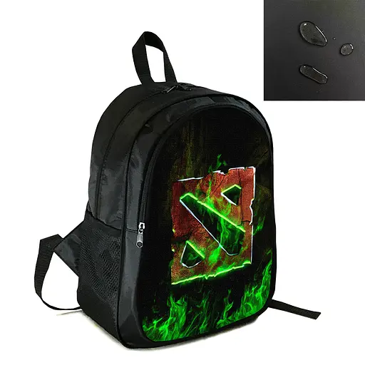 Рюкзак городской/школьный 38×28см с принтом Dota 2 детский, подростковый, спортивный (4132)