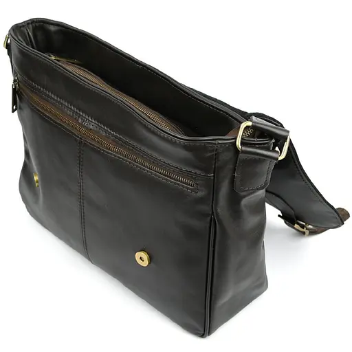 Шкіряна сумка Tarwa через плече для ноутбука та документів 37х29.5х11 см sum0028342 - фото 7