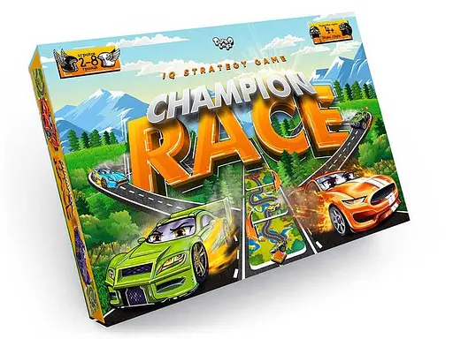 Настольная развлекательная игра "Champion Race" G-CR-01-01 Danko Toys, в коробке (4823102809892) - фото 1
