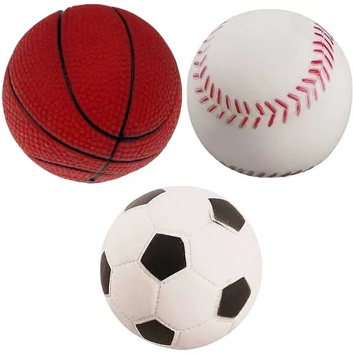 Игрушка для собак Tatrapet Toys Fun виниловый мячик 7-8 см в ассортименте