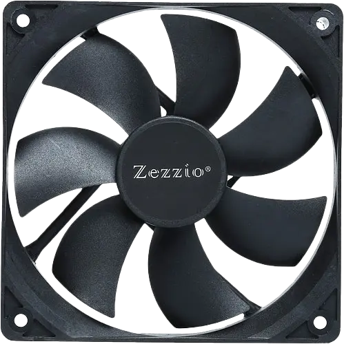 Вентилятор Zezzio ZF-P120 2pin Black (ZF-P120 2pin)