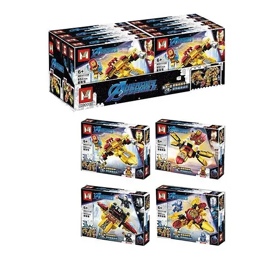 Конструктор Супергерої Марвел, 19x14x5 см, від 85 деталей, (В асортименті) - фото 3