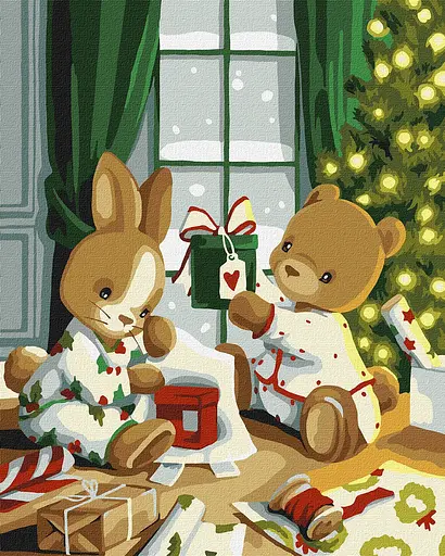 Набір для розпису по номерах Подарунки для близьких, 40x50 см, КНО6555