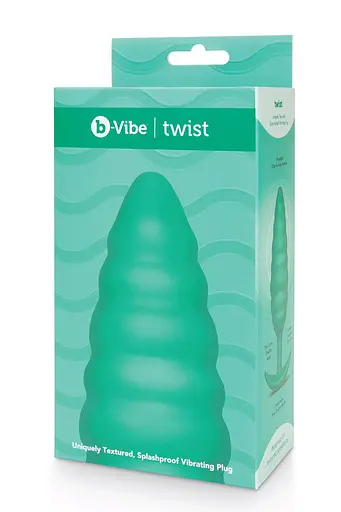 Анальна пробка B-Vibe Тwist 15.4 см (зелений) - фото 2